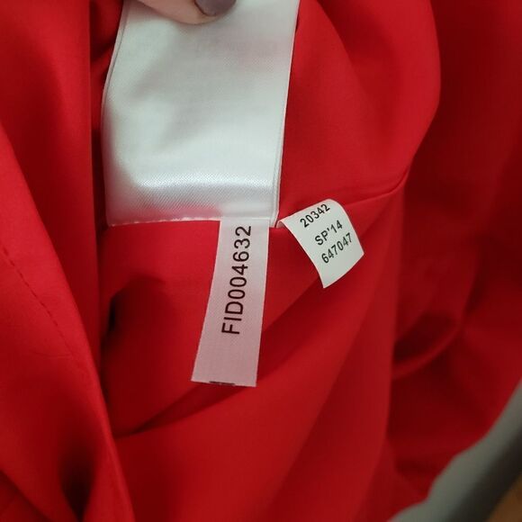 FINAL SALE VENUS Sleeveless Peplum Dress Red 12 - Picture 6 of 8